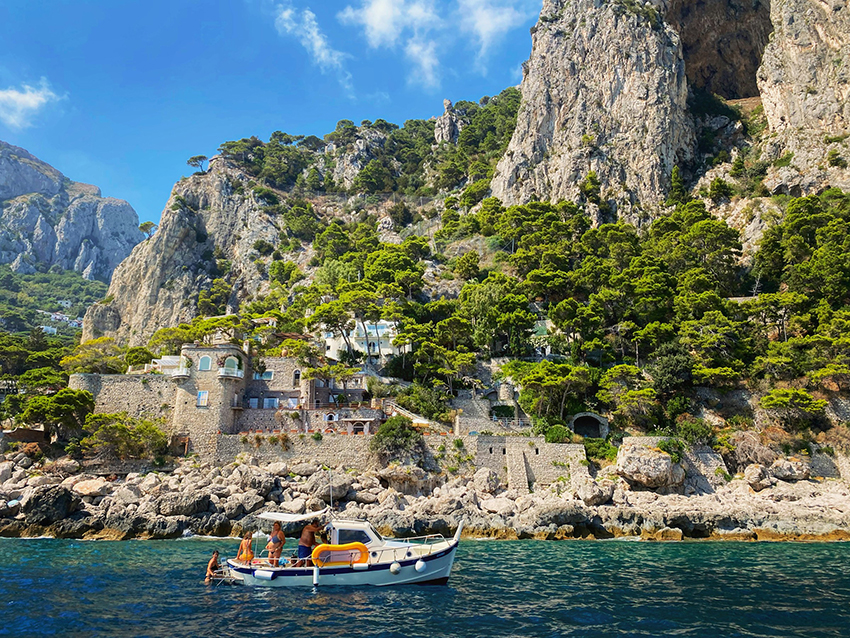 Capri by sea